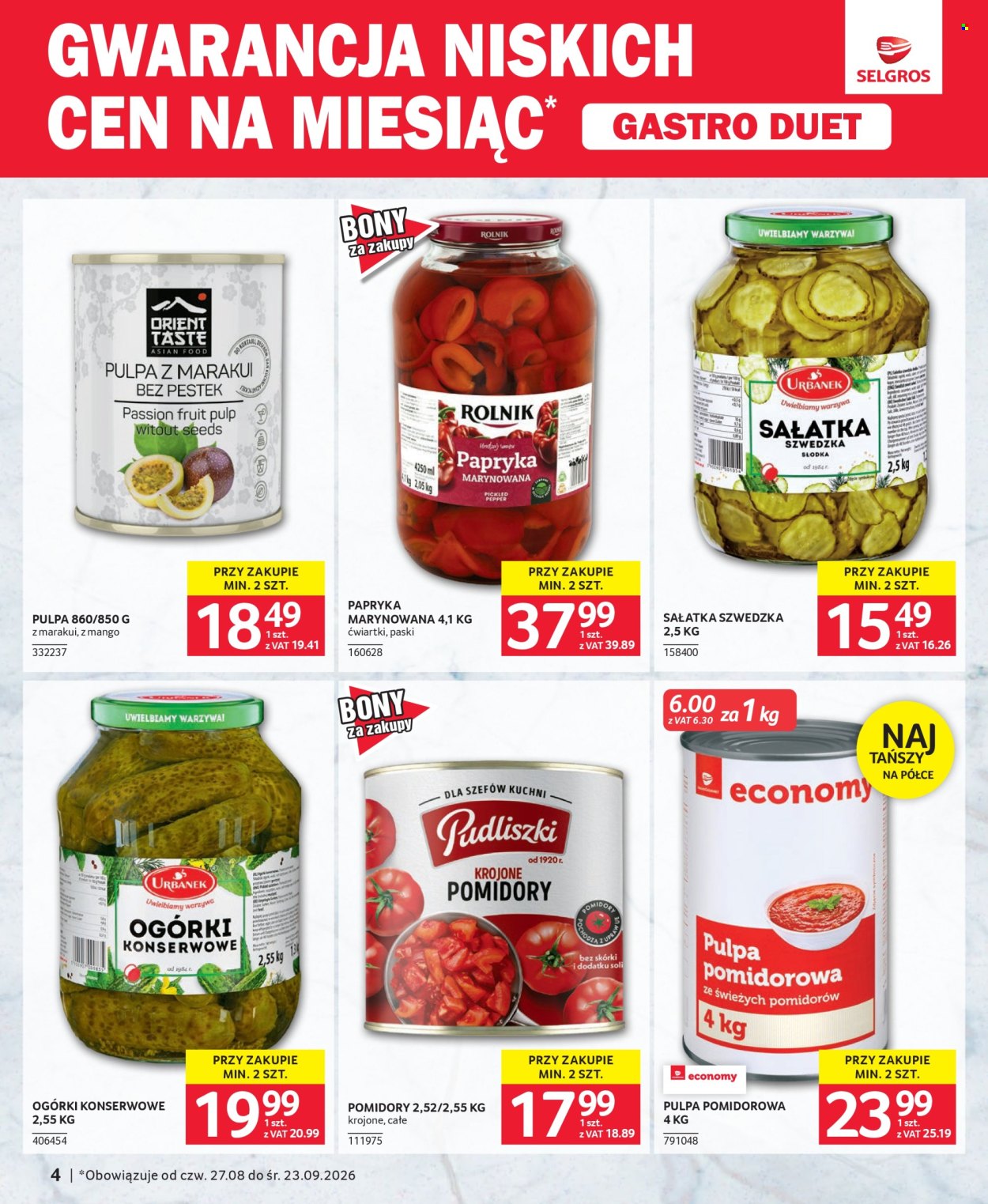 Gazetka Selgros - 27.08.2026 - 3.09.2026. Strona 4