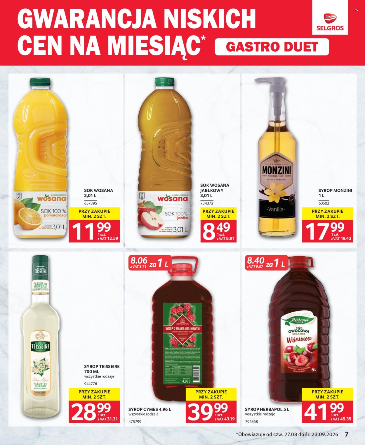 Gazetka Selgros - 27.08.2026 - 3.09.2026. Strona 7