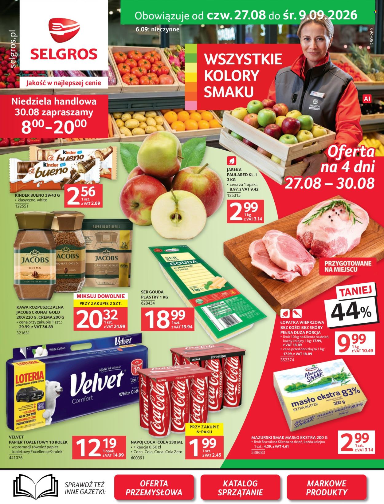Gazetka Selgros - 27.08.2026 - 9.09.2026. Strona 1