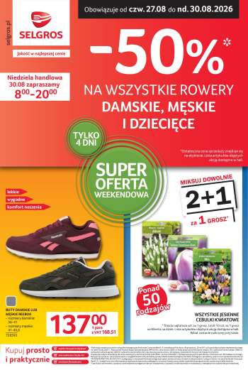 Gazetka Selgros - 27.08.2026 - 30.08.2026.