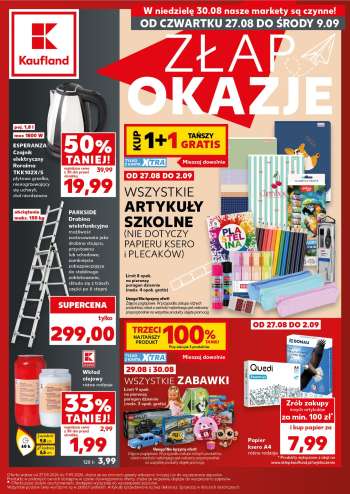 Gazetka Kaufland - 27.08.2026 - 9.09.2026.