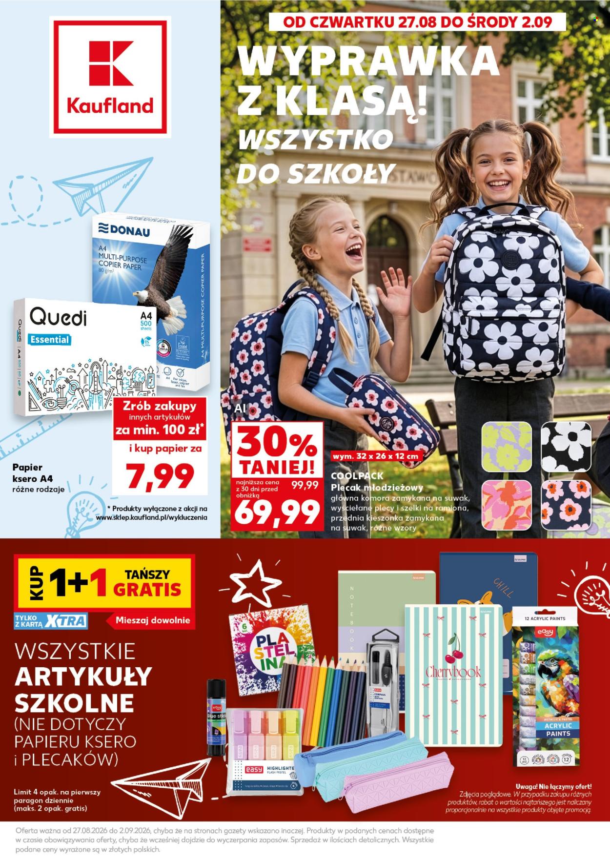 Gazetka Kaufland - 27.08.2026 - 2.09.2026. Strona 1