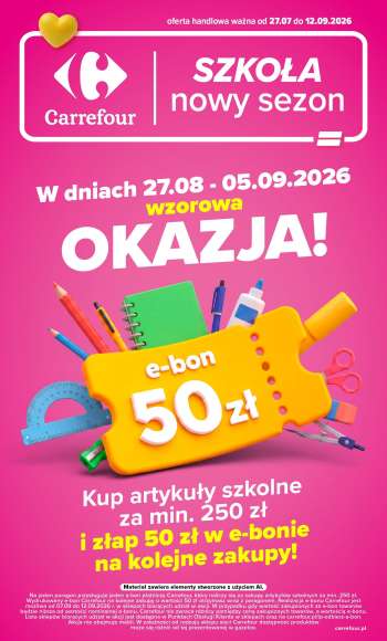 Gazetka Carrefour - 27.07.2026 - 12.09.2026.