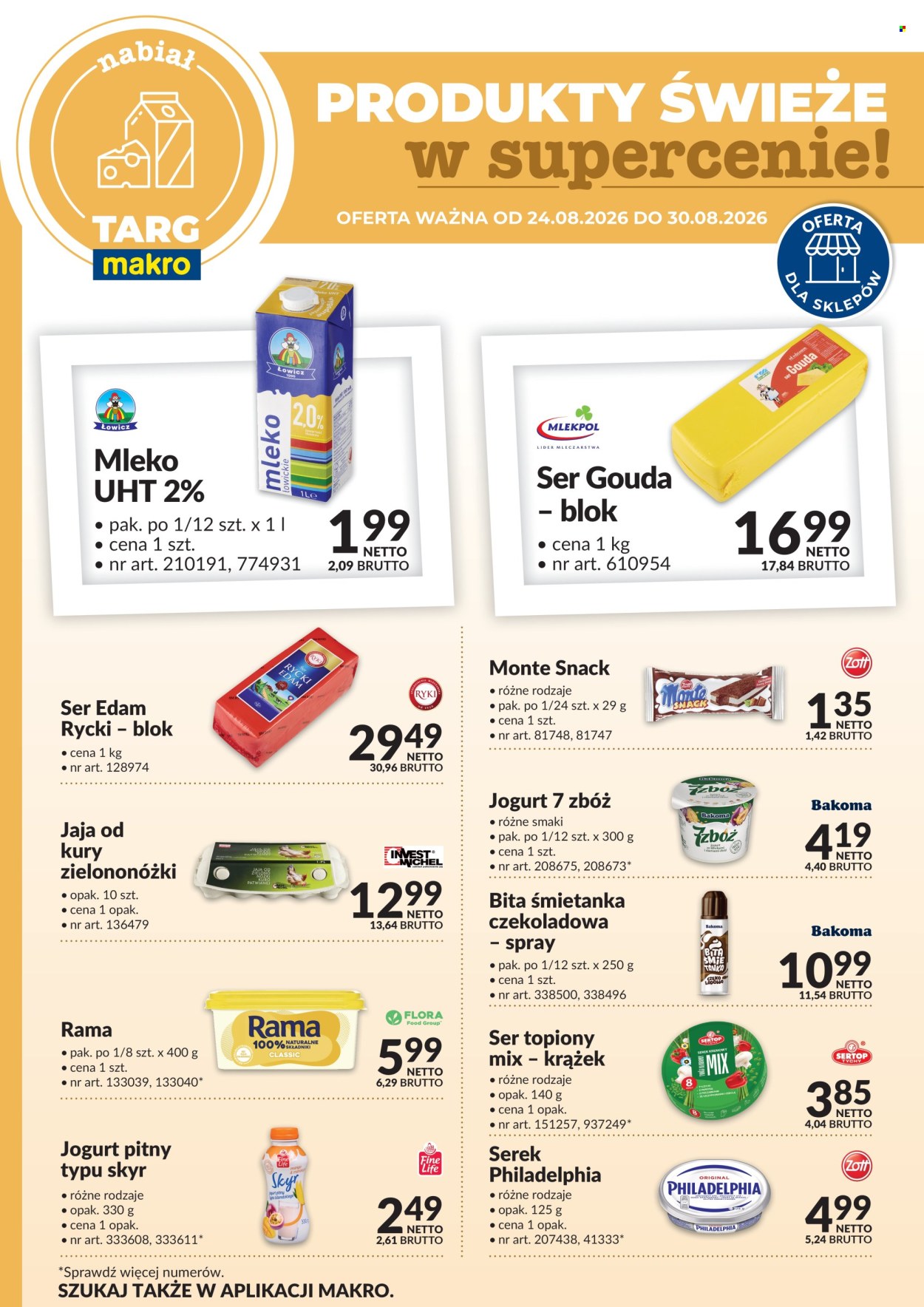 Gazetka Makro - 24.08.2026 - 30.08.2026. Strona 1