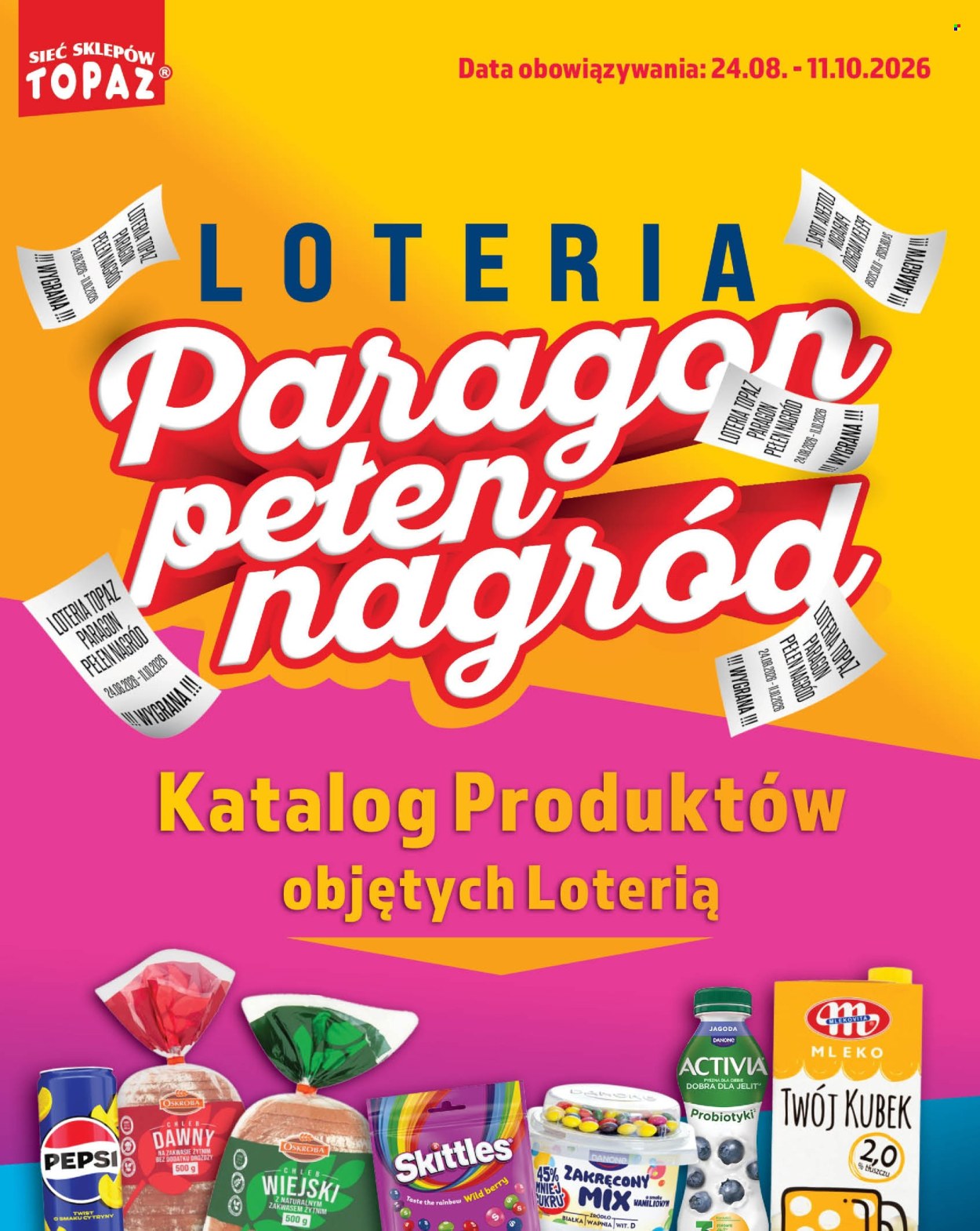 Gazetka Topaz - 24.08.2026 - 11.10.2026. Strona 1