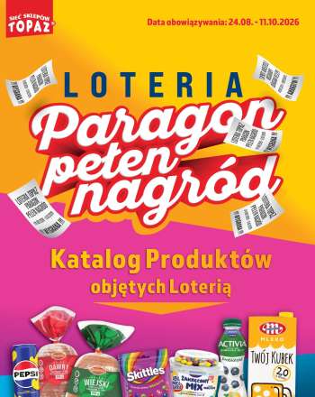 Gazetka Topaz - 24.08.2026 - 11.10.2026.