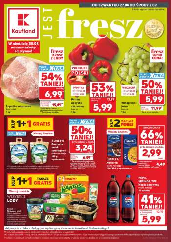 Gazetka Kaufland - 27.08.2026 - 2.09.2026.
