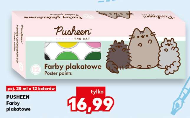 PUSHEEN Farby plakatowe