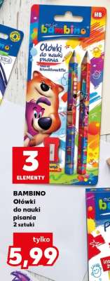 BAMBINO Ołówki do nauki pisania 2 sztuki