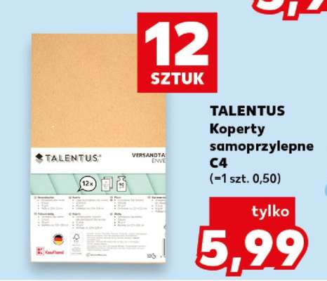 TALENTUS Koperty samoprzylepne C4