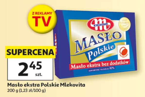 Masło ekstra POLSKIE MLEKOVITA