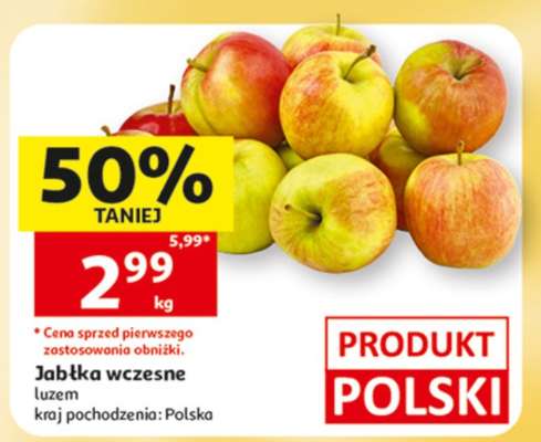 Jabłka wczesne
