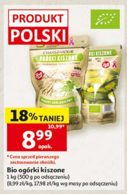 Bio ogórki kiszone