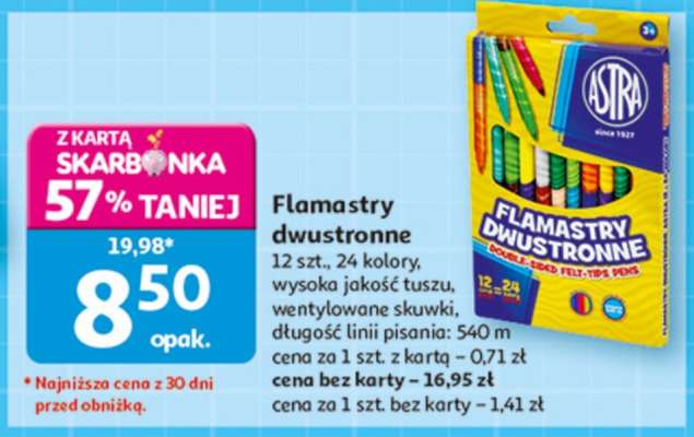 Flamastry dwustronne*