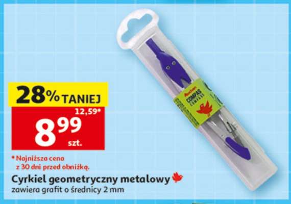 Cyrkiel geometryczny metalowy