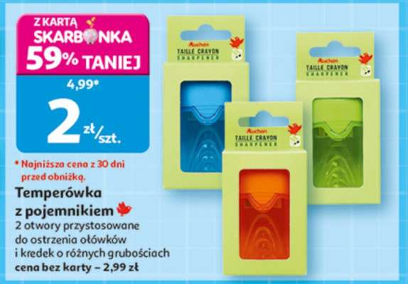 Temperówka z pojemnikiem