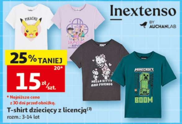 T-shirt dziecięcy z licencją