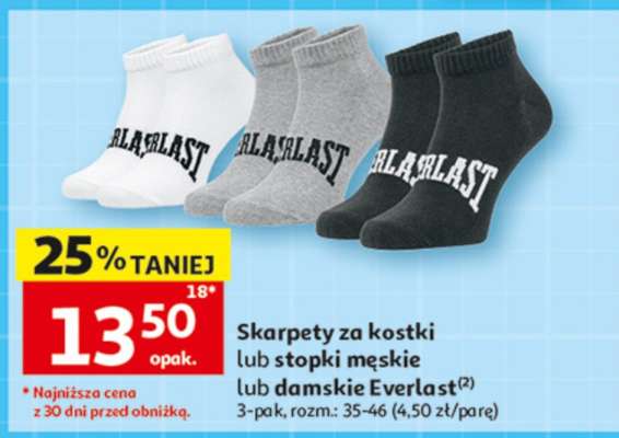 Skarpety za kostki lub stopki męskie lub damskie Everlast