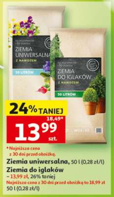 Ziemia uniwersalna, Ziemia do iglaków