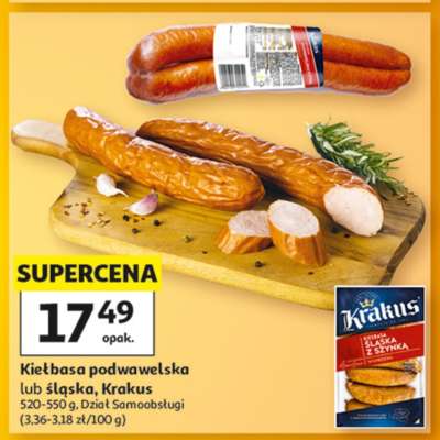 Kiełbasa podwawelska lub śląska, Krakus