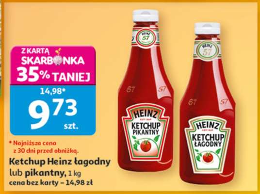 Ketchup Heinz łagodny lub pikantny