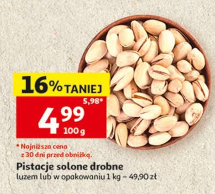 Pistacje solone drobne