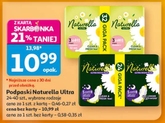 Podpaski Naturella Ultra