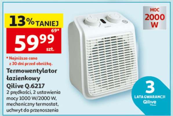 Termowentylator łazienkowy Qilive Q.6217