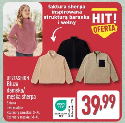 UP2FASHION Bluza damska/męska sherpa