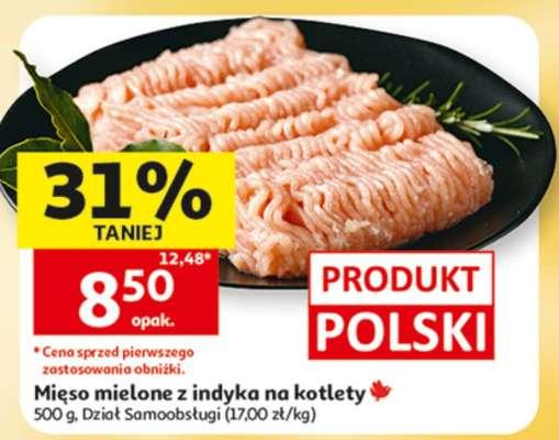 Mięso mielone z indyka na kotlety