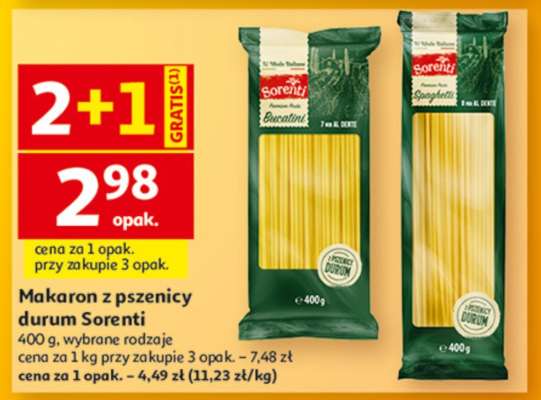 Makaron z pszenicy durum Sorenti