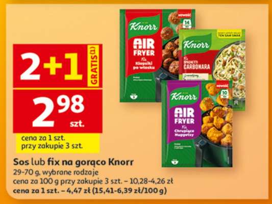 Sos lub fix na gorąco Knorr