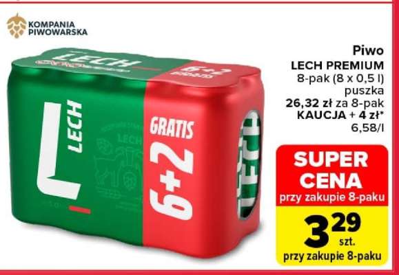 Piwo LECH PREMIUM
