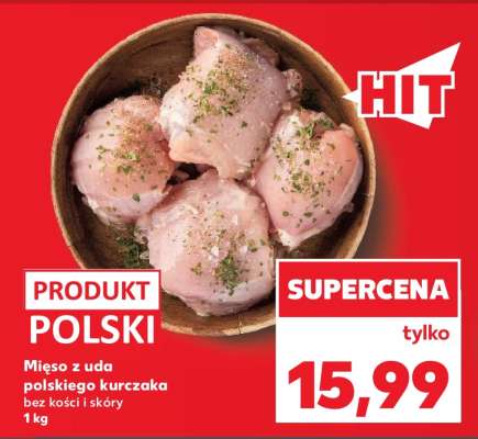Mięso z uda polskiego kurczaka