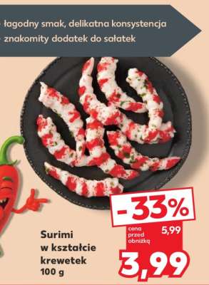 Surimi w kształcie krewetek 100 g