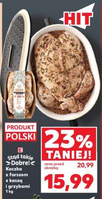 Kaczka z farszem z kaszą i grzybami 1 kg