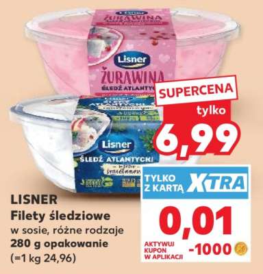 LISNER Filety śledziowe