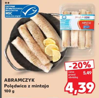 ABRAMCZYK Polędwica z mintaja 100 g