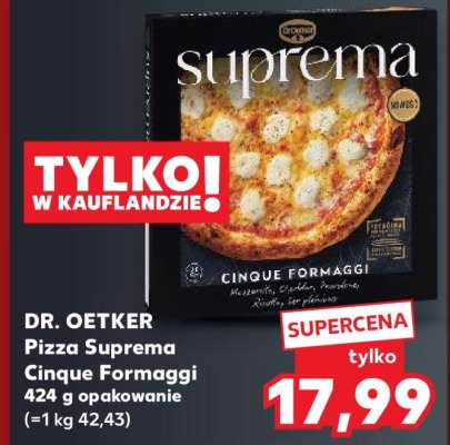 DR. OETKER Pizza Suprema Cinque Formaggi
