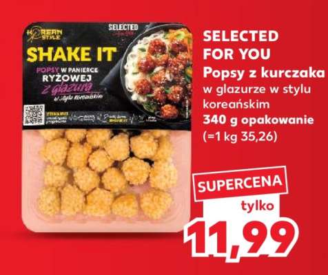SELECTED FOR YOU Popsy z kurczaka w glazurze w stylu koreańskim