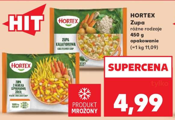 HORTEX Zupa różne rodzaje 450 g opakowanie