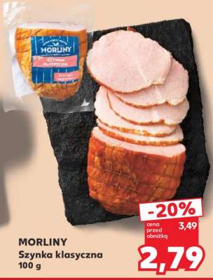 MORLINY Szynka klasyczna 100 g