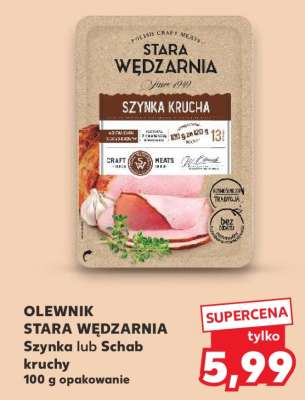 OLEWNIK STARA WĘDZARNIA Szynka lub Schab kruchy