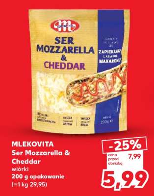 MLEKOVITA Ser Mozzarella & Cheddar
