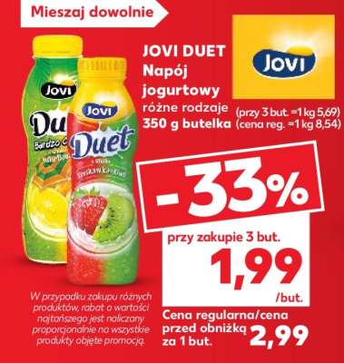 JOVI DUET Napój jogurtowy