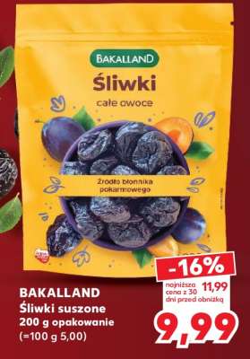 BAKALLAND Śliwki suszone