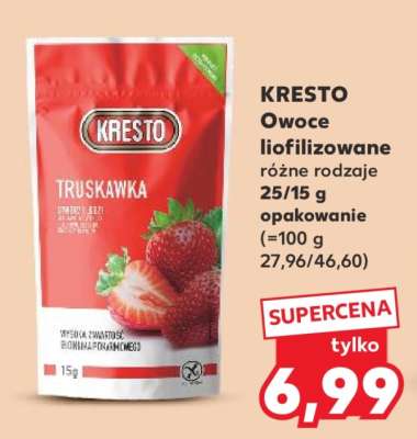 KRESTO Owoce liofilizowane