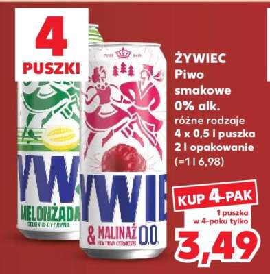 ŻYWIEC Piwo smakowe 0% alk.