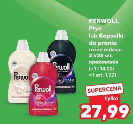 PERWOLL Płyn lub Kapsułki do prania