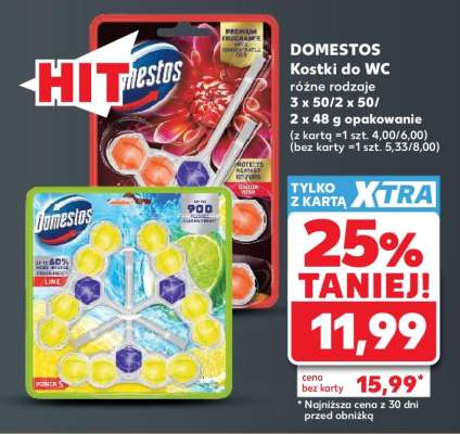DOMESTOS Kostki do WC